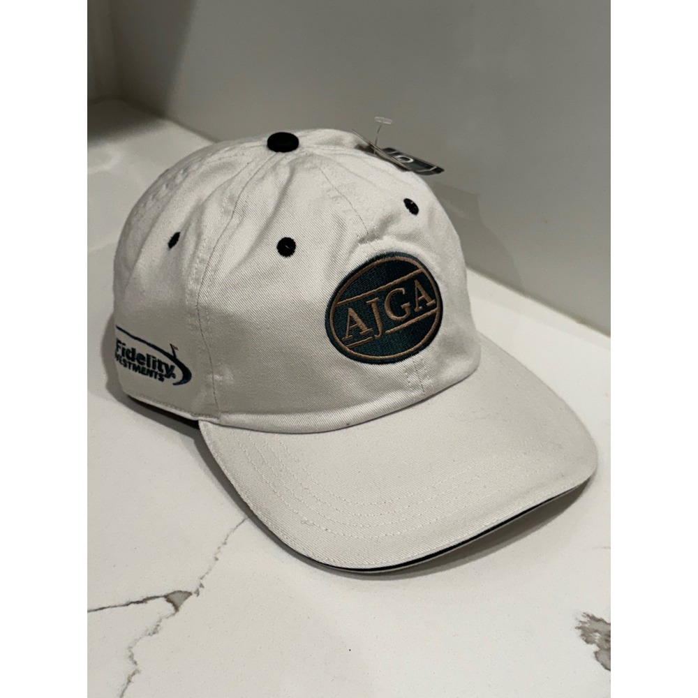 Ahead Vintage AJGA Junior Championship Fidelity Investments Golf Hat White NEW